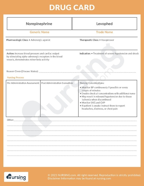 File:Drug Card Norepinephrine (Levophed).pdf