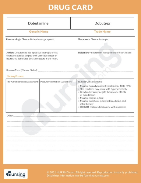 File:Drug Card Dobutamine (Dobutrex).pdf
