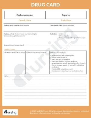 Drug Card Carbamazepine (Tegretol).pdf