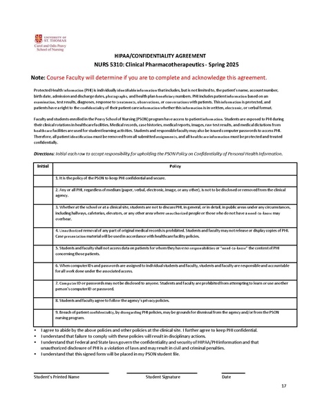 File:NURS 5310 Clinical Pharmacotherapeutics Syllabus-Spring 2026.pdf