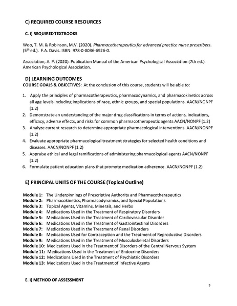 File:NURS 5310 Clinical Pharmacotherapeutics Syllabus-Spring 2026.pdf