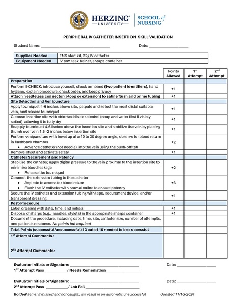 File:Peripheral IV Catheter Insertion Checkoff.pdf
